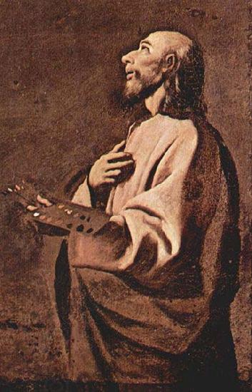 Francisco de Zurbaran Probable self portrait of Francisco Zurbaran as Saint Luke,